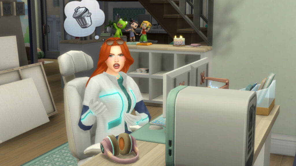 How to break a computer in Blast from the Past event in The Sims 4